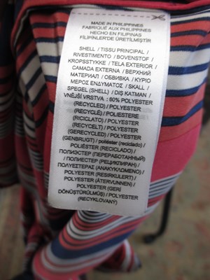 Lot 73 - Ralph Lauren: a navy, red and white striped...