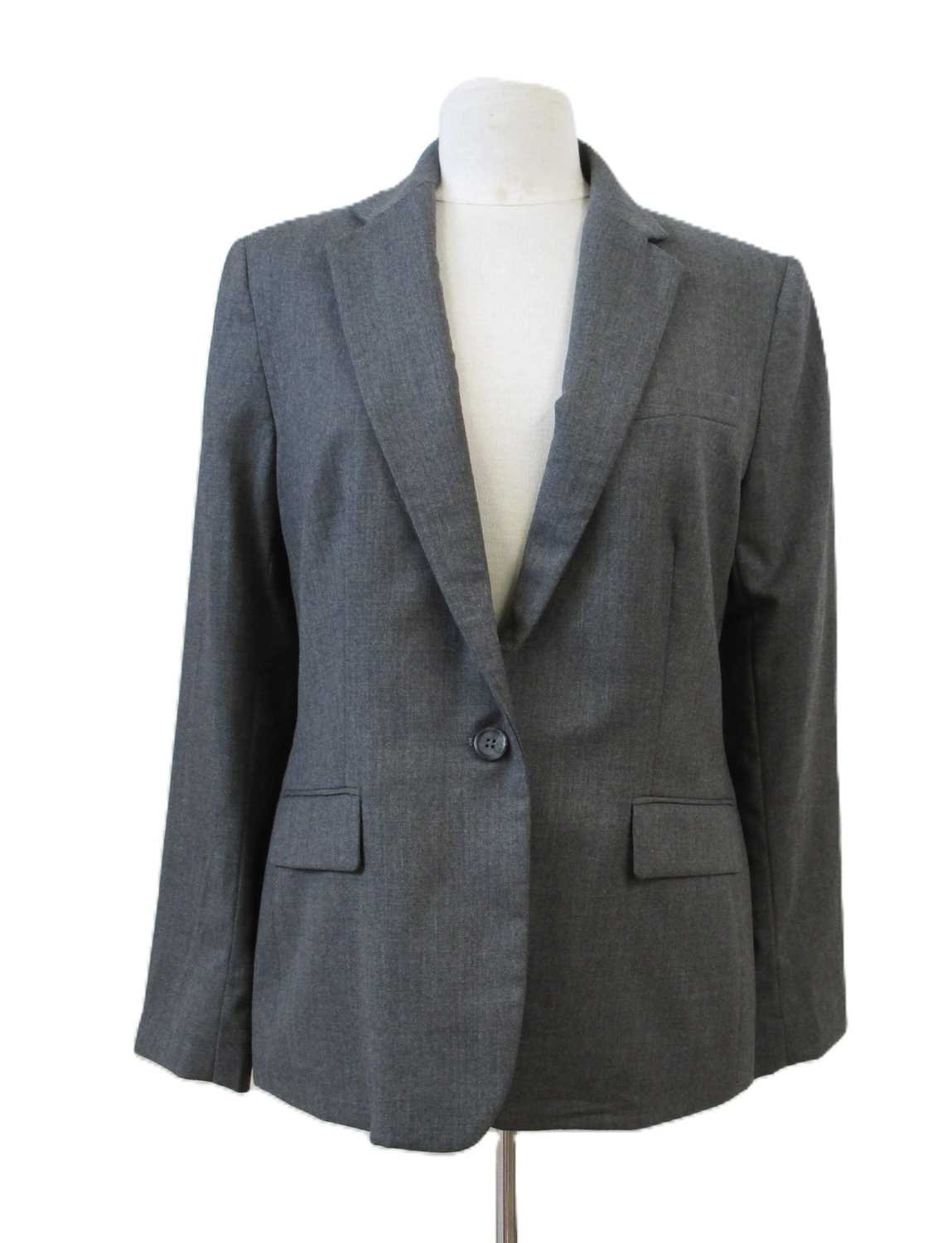 Lot 72 - Ralph Lauren: a grey wool single button loose...