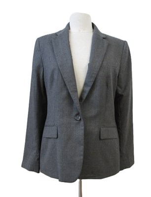 Lot 72 - Ralph Lauren: a grey wool single button loose...