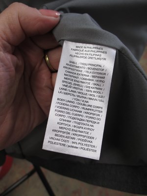 Lot 72 - Ralph Lauren: a grey wool single button loose...
