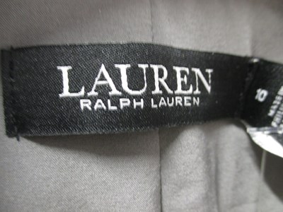 Lot 72 - Ralph Lauren: a grey wool single button loose...