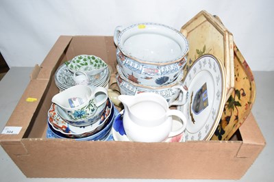 Lot 504 - Mixed Lot: Chamber pots, various bowls etc