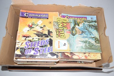 Lot 508 - One box of Commando comics