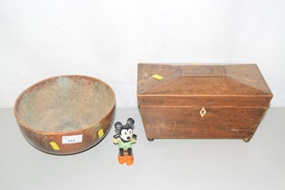Lot 512 - A 19th Century sarcophagus formed tea caddy...