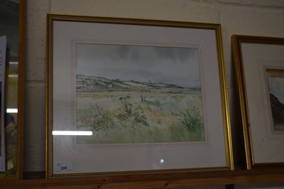 Lot 229 - KEITH JOHNSON, 'SALTHOUSE WITH BLAKENEY CHURCH'...