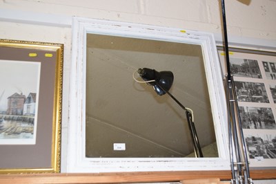 Lot 554 - A wall mirror in cream painted frame