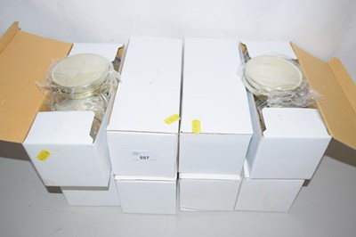 Lot 557 - A quantity of boxed, as new metal tins