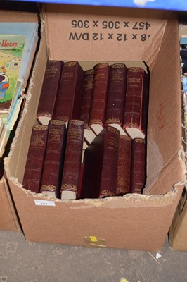 Lot 597 - One box of Dickens books