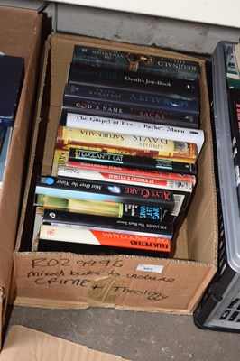 Lot 601 - One box of books to include crime