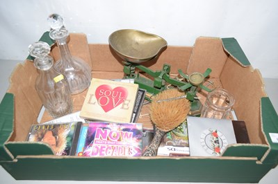 Lot 615 - Mixed Lot: Kitchen scales, CD's etc