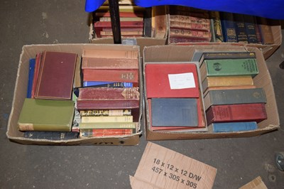 Lot 620 - Two boxes of various mixed books