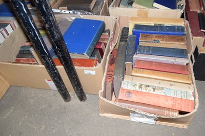 Lot 622 - Two boxes of various mixed books