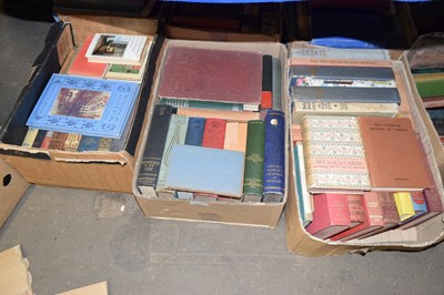 Lot 623 - Two boxes of various mixed books