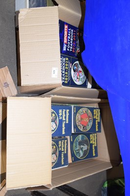 Lot 625 - Two boxes of football yearbooks
