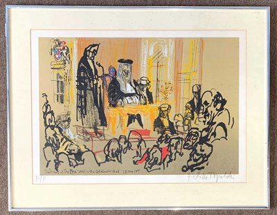 Lot 38 - Feliks Topolski (1907-1989), 'Delivery of the...