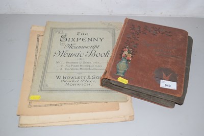 Lot 640 - An album of cigarette cards together with...