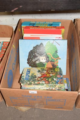 Lot 659 - One box of Rupert, Beano and other children's...