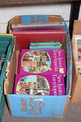 Lot 661 - One box of mixed books to include Junior...