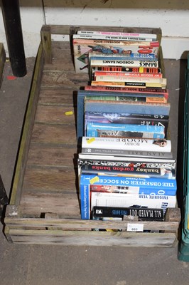 Lot 663 - One box of mixed books, football related