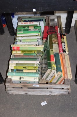 Lot 664 - One box of mixed books, cricket related