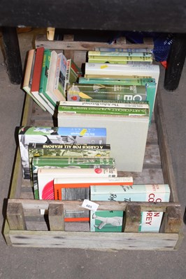 Lot 665 - One box of mixed books, cricket related