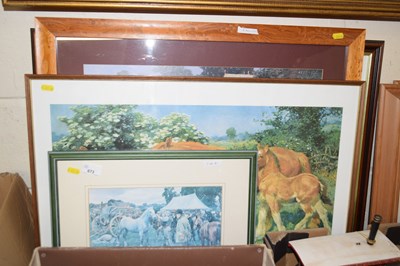 Lot 673 - Four coloured prints after Alfred Munnings