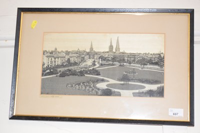 Lot 697 - A large Stevens of Coventry silk picture of a...