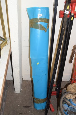 Lot 707 - A roll of blue plastic