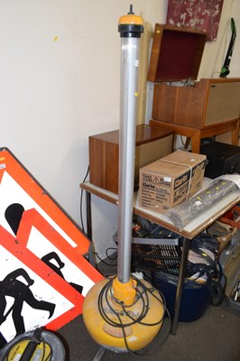 Lot 713 - A large floor standing workshop lamp