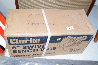Lot 715 - A Clarke bench vice
