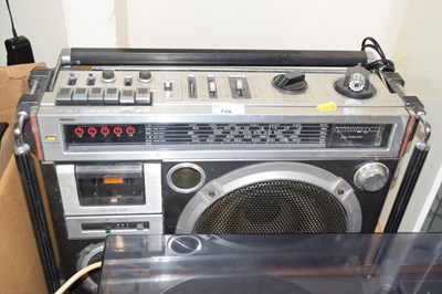 Lot 726 - A vintage JVC portable stereo