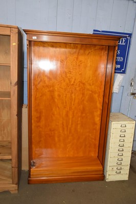 Lot 769 - A reproduction yew wood veneered open front...