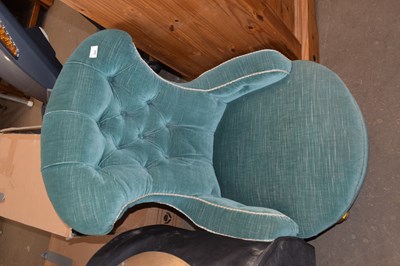 Lot 826 - A button back Victorian nursing chair