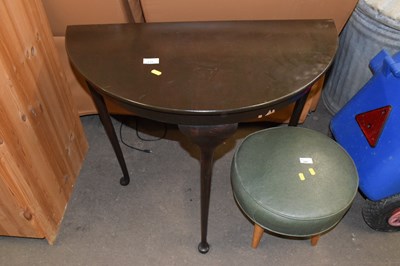 Lot 839 - A dark finish hall table