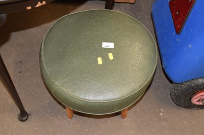 Lot 840 - A vintage footstool