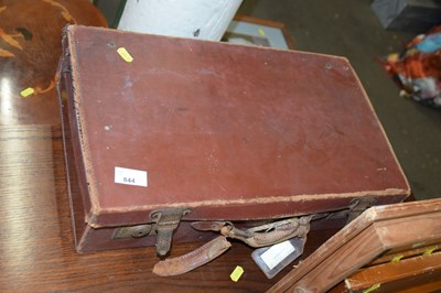 Lot 844 - Vintage leather case