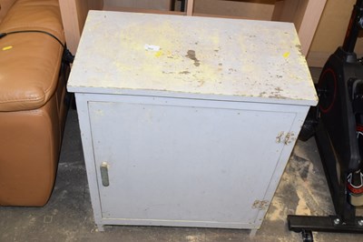 Lot 852 - A vintage painted cupboard