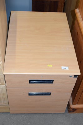 Lot 858 - Two drawer office chest