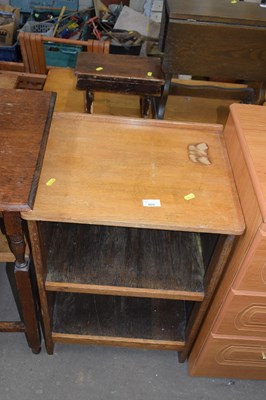 Lot 869 - Small oak bookcase