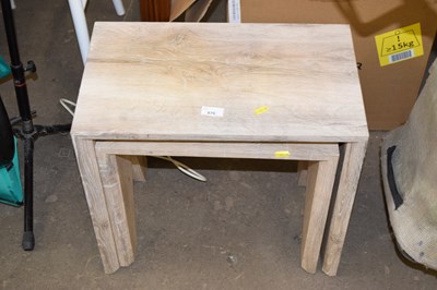 Lot 876 - A nest of tables
