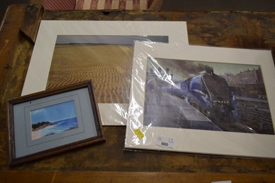 Lot 880 - A photographic print of Holkham Beach by...