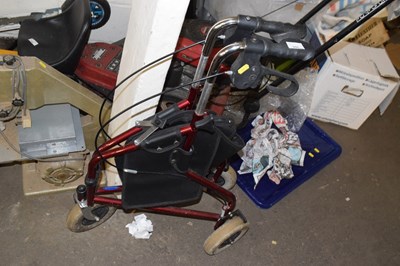 Lot 946 - Folding mobility walker