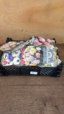 Lot 1021 - Crate of 12 mixed Summer Bulb packs
