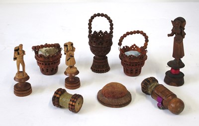 Lot 246 - A group of needlework accessories: to include...