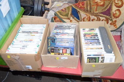 Lot 778 - Three boxes of Playstation and Wii games
