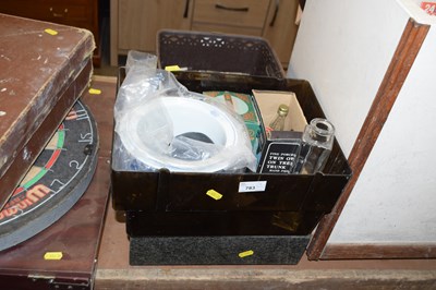 Lot 783 - A box of drill bits, various house clearance...