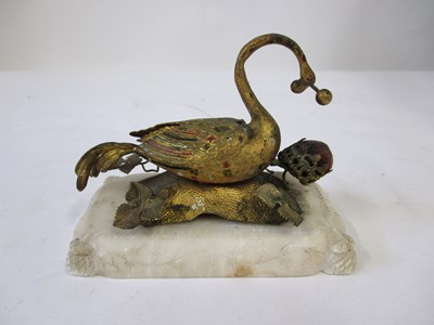 Lot 253 - A 19th century French ormolu pin cushion and...