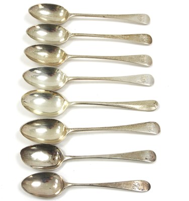 Lot 22 - Mixed Lot:  Five Edwardian silver teaspoons,...