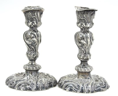 Lot 46 - A pair of mid 19th Century French silver...