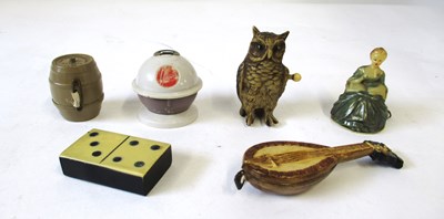 Lot 260 - Six novelty tape measures, including a Hoover,...